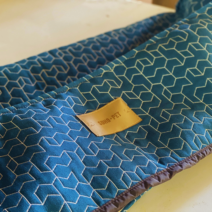 Funda para cama modelo Cozy Pouff Prusia