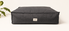 Funda para cama  Cozy Pouff  Tapiz gris oscuro
