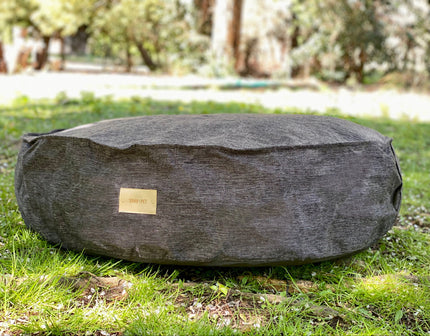 Cama Cozy Circular tapicería gris