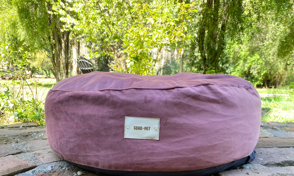 Funda para Cama Cozy Circular felpa rosa
