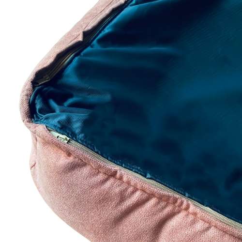 Cama modelo Lounge tapicería Rosa pastel