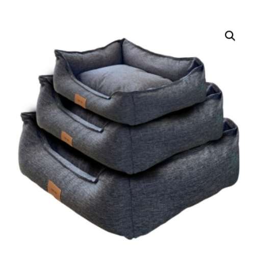 Cama modelo Lounge gris oscuro