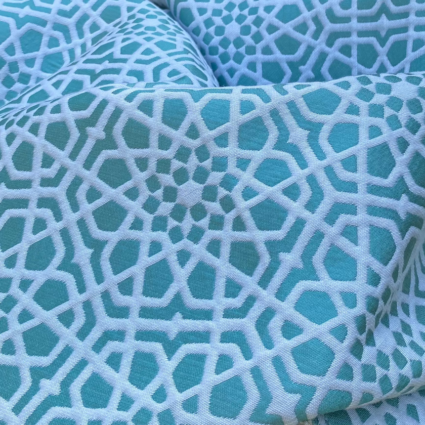 Cama Cozy Pouff verde agua