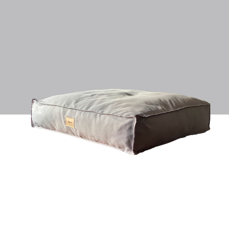 Cama Cozy Pouff  gris perla  impermeable 💧🐾
