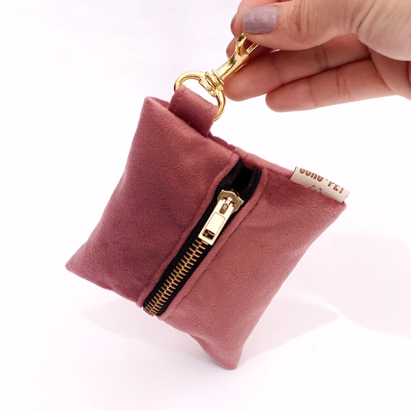 Porta Bolsas Felpa Rosa 🌺