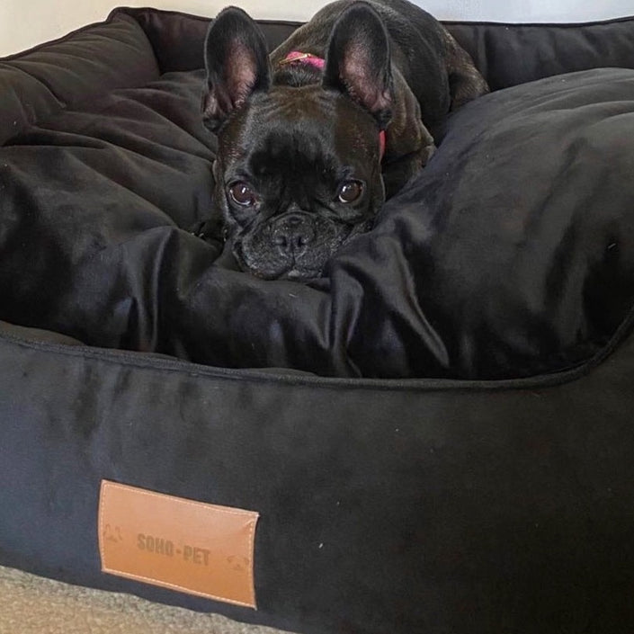 Funda para cama modelo  Lounge felpa Negro 🖤