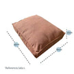 Funda para Cama Pouff  tapicería Rosa